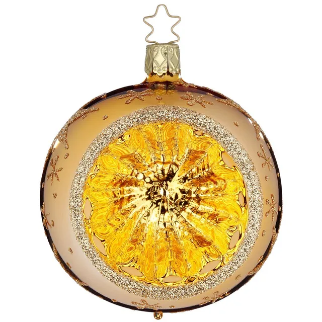 inge-glas-sternenhimmel-gold-10-cm-christbaumkugel image 1