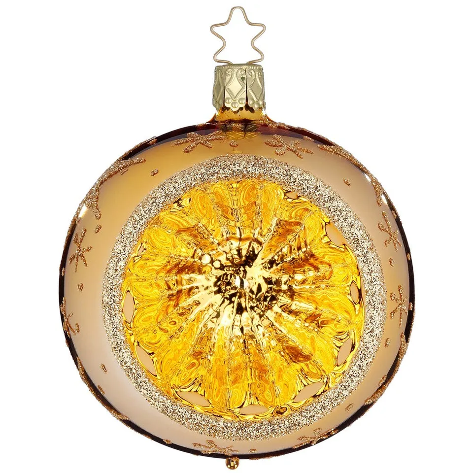 inge-glas-sternenhimmel-gold-10-cm-christbaumkugel image 1