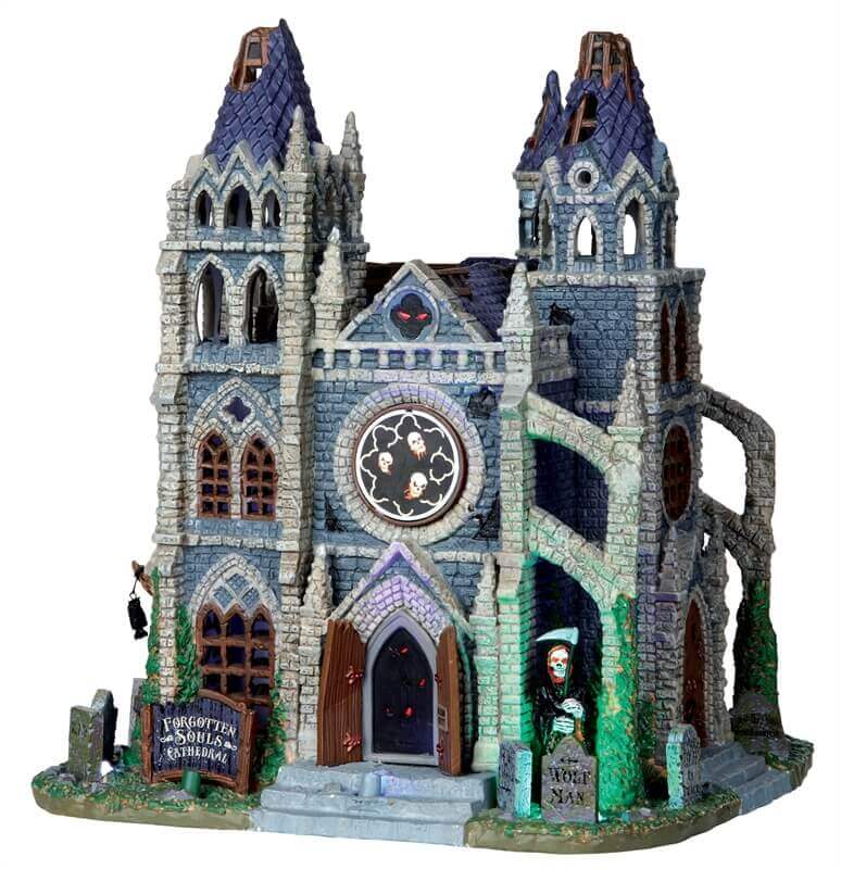 lemax-forgotten-souls-cathedral-spooky-town-kirche image 1