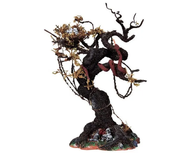 lemax-serpent-s-lair-tree-spooky-town-miniaturbaum image 1