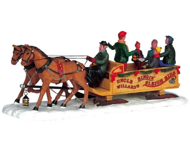 lemax-singin-sleigh-ride-holidays-seasons-schlittenfigur image 1