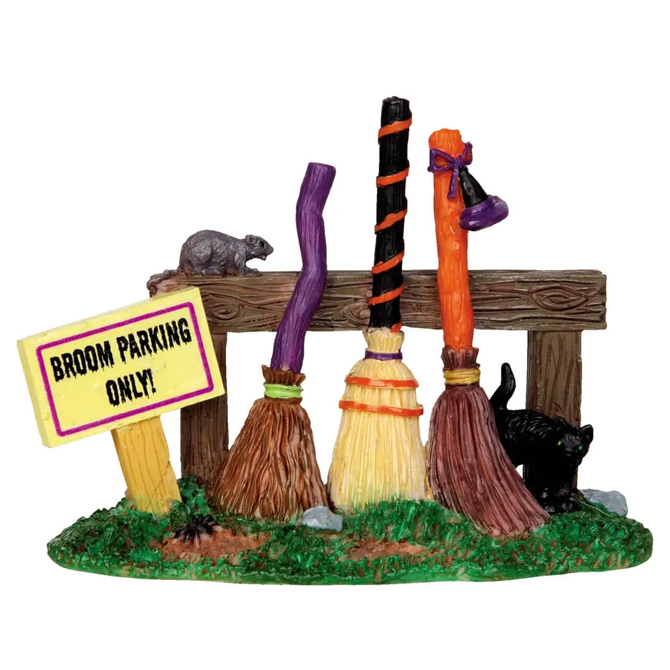 lemax-broom-parking-rack-miniatur-zubeh-r-f-r-spooky-town image 1