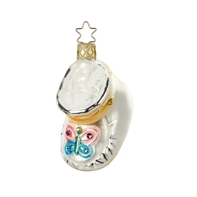 inge-glas-mein-erster-schuh-8-cm-christbaumschmuck-aus-glas-wei image 1