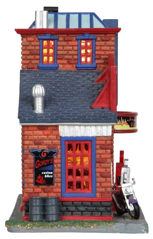 lemax-gordy-s-cycle-shop-beleuchtetes-miniaturhaus image 3