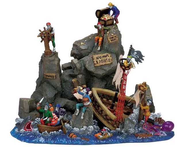 lemax-dead-man-s-point-spooky-town-miniatur-szene image 1