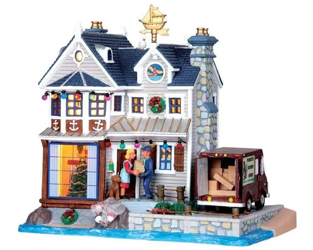 lemax-christmas-delivery-miniaturhaus-szene image 1