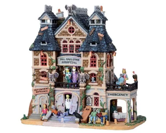 lemax-all-hallows-hospital-spooky-town-geb-ude image 1