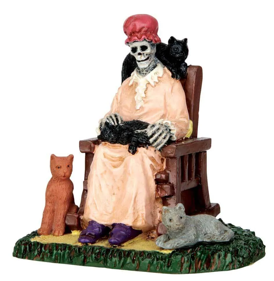 lemax-former-cat-lady-spooky-town-sammelfigur image 1