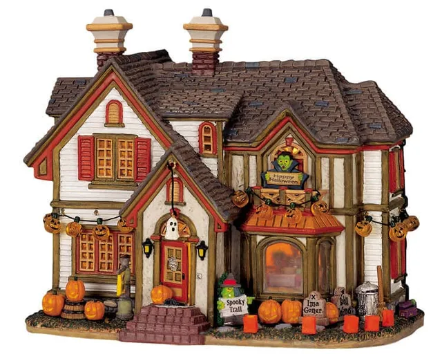 lemax-halloween-party-house-spooky-town-gruselhaus image 1