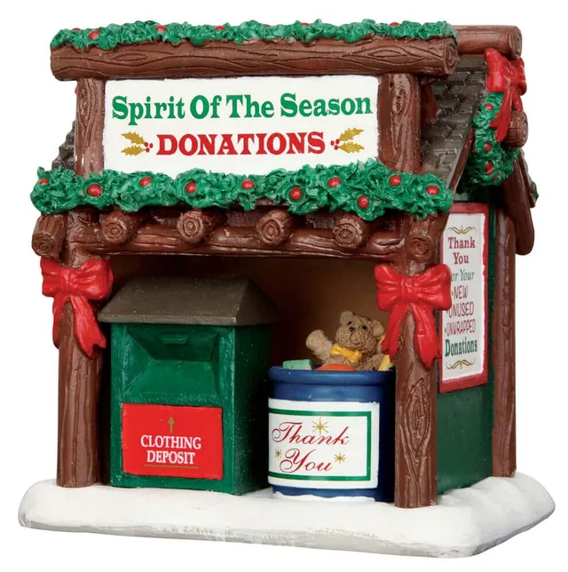 lemax-donation-kiosk-miniatur-kiosk-bude-f-r-weihnachtsdorf image 1