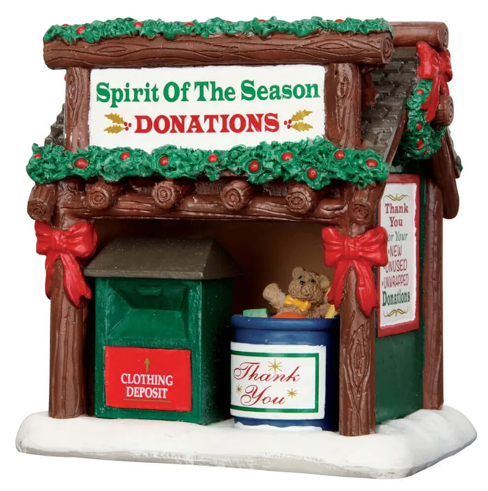 lemax-donation-kiosk-miniatur-kiosk-bude-f-r-weihnachtsdorf image 1