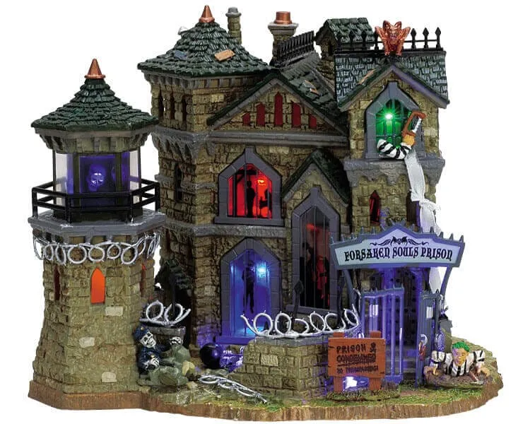 lemax-forsaken-souls-prison-spooky-town-gef-ngnis image 1