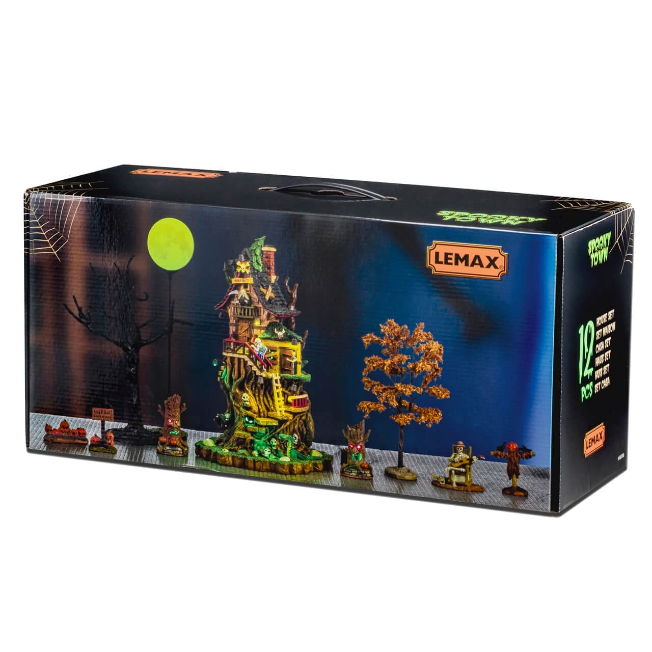 lemax-petrified-forest-tree-house-set-spooky-town image 2