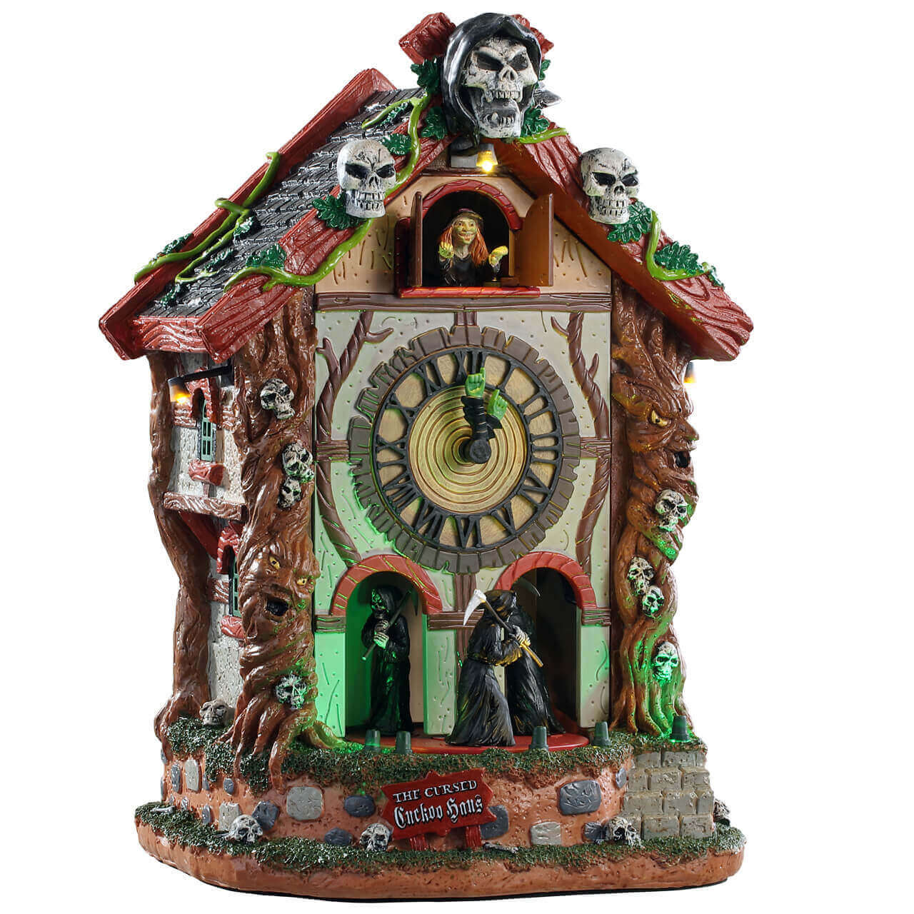 lemax-the-cursed-cuckoo-haus-spooky-town-sammlerhaus image 2