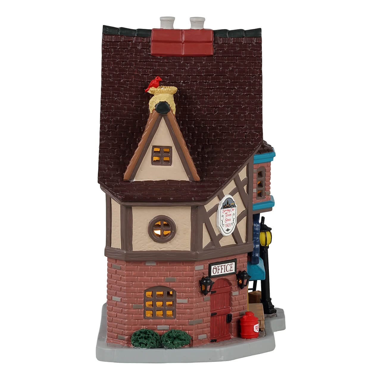lemax-wright-sons-lamplighters-miniaturhaus-werkstatt image 2