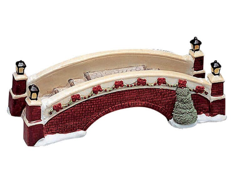 lemax-new-lamp-bridge-miniatur-br-cke-mit-lampe image 2