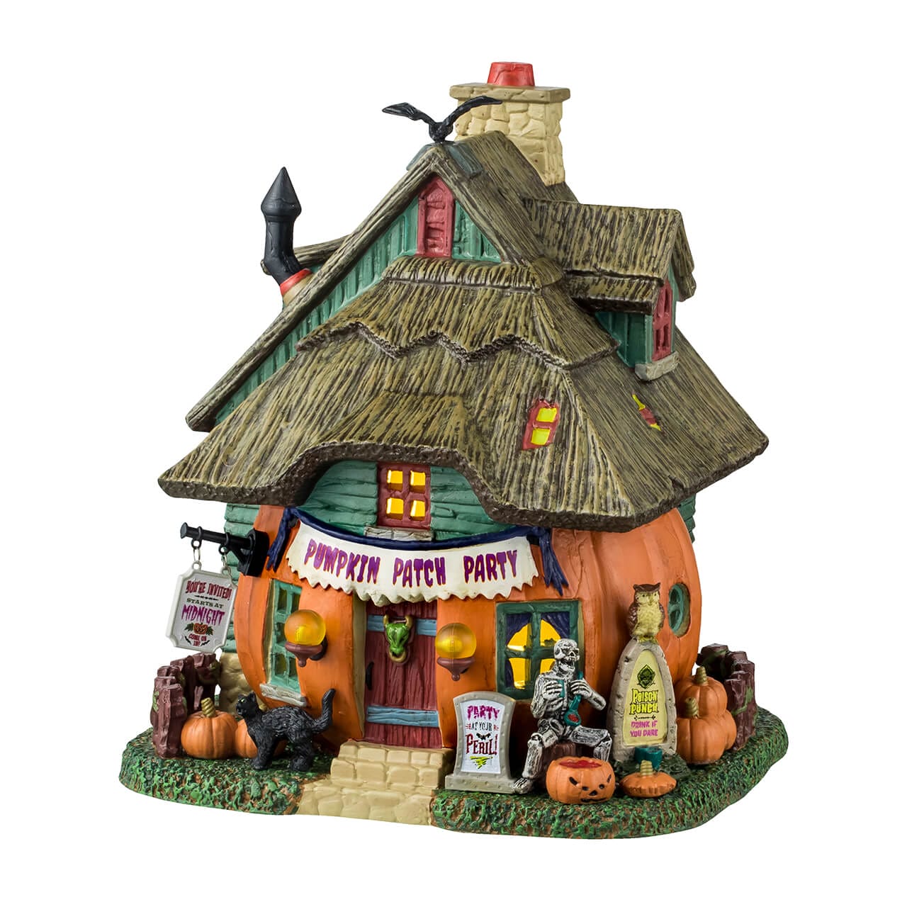 lemax-pumpkin-patch-party-spooky-town-gruselhaus image 1