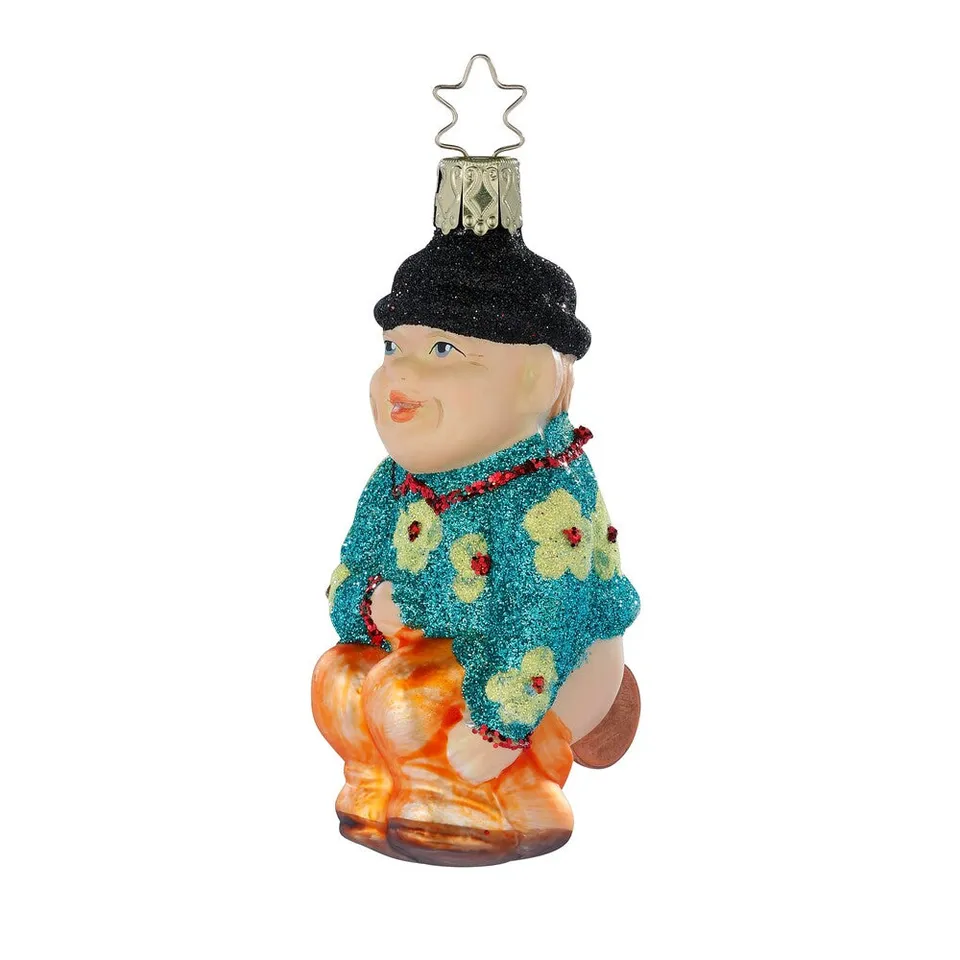 inge-glas-geldschei-erle-christbaumkugel-t-rkis-10-cm image 1