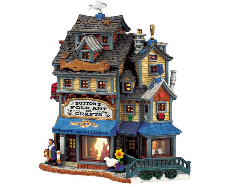 lemax-sutton-s-folk-art-crafts-weihnachtsdorf-haus-beleuchtet image 1
