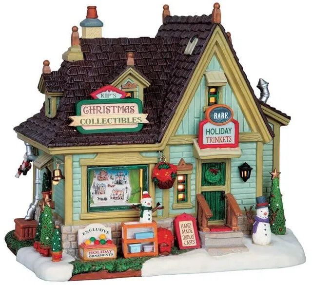 lemax-kip-s-christmas-collectibles-weihnachtsladen-miniaturhaus image 1