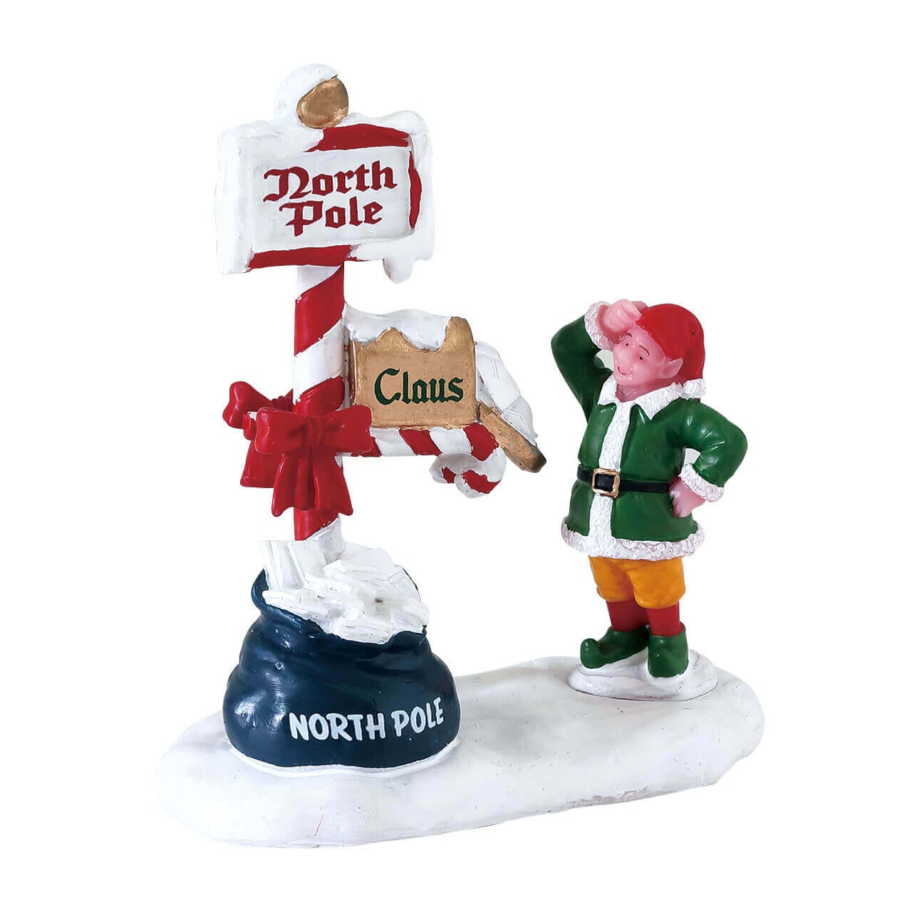 lemax-merry-mailbox-weihnachts-briefkasten image 1