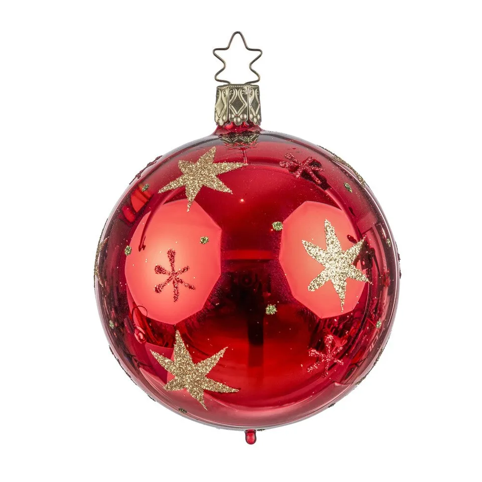 inge-glas-sternenhimmel-christbaumkugel-rot-8-cm image 1