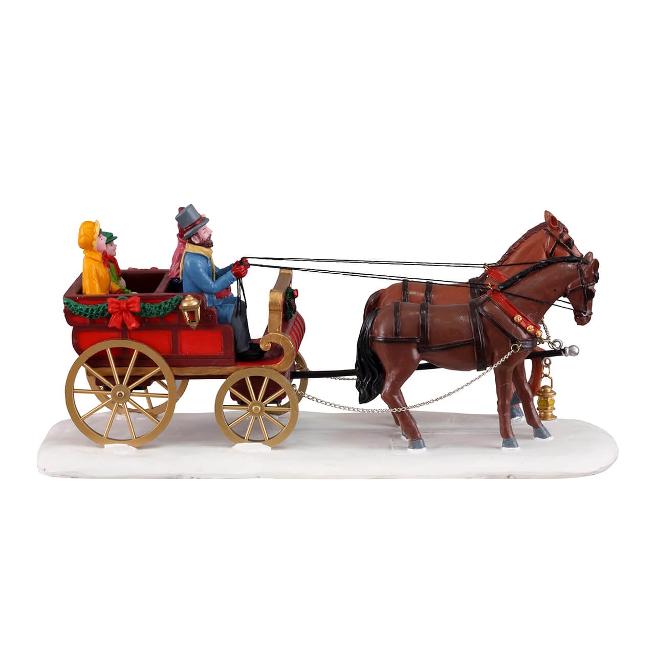 lemax-carriage-cheer-pferdekutsche-miniatur-szene image 4