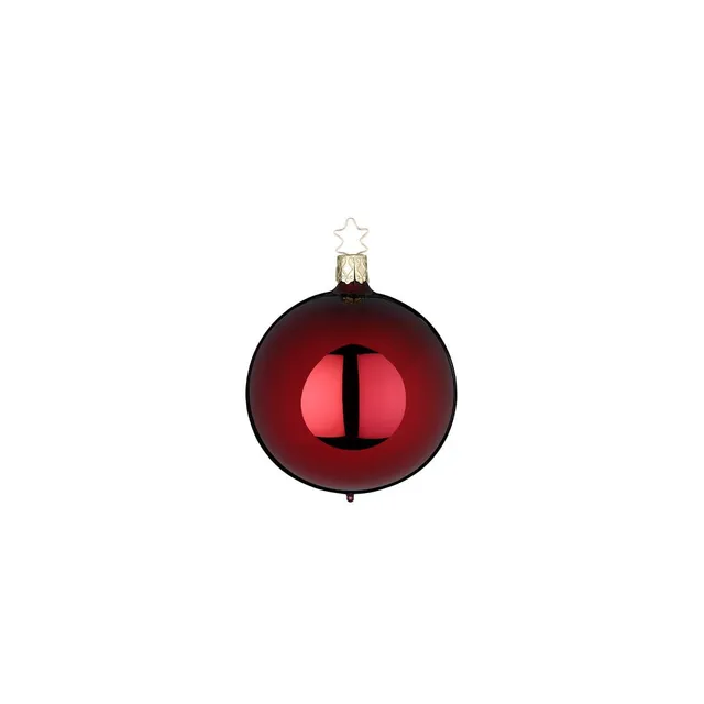 inge-glas-kugeln-imperialrot-glanz-christbaumkugeln-aus-glas-6-cm image 1