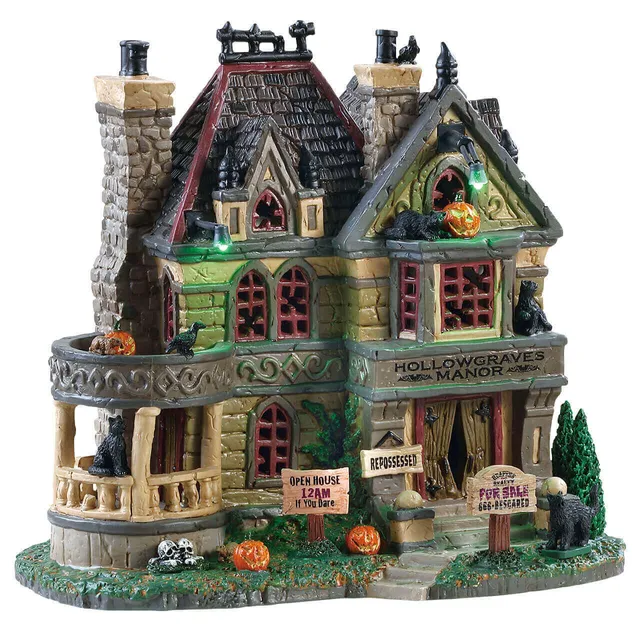 lemax-hollowgraves-manor-spooky-town-geb-ude image 1