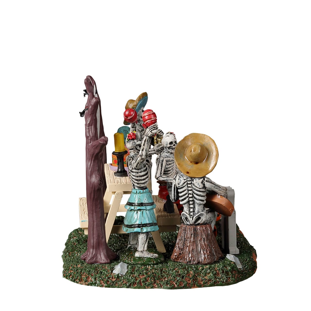 lemax-day-of-the-dead-party-spooky-town-miniatur-szene-skelett-picknick image 2