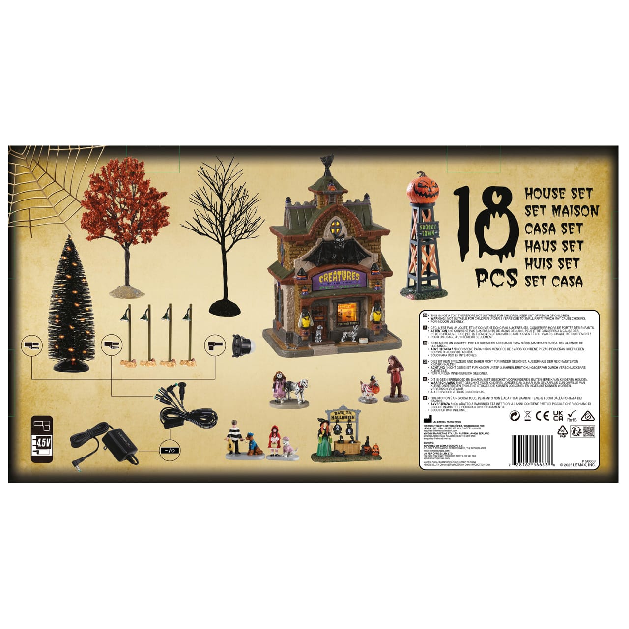 lemax-creatures-of-the-night-pet-shop-set-spooky-town image 3