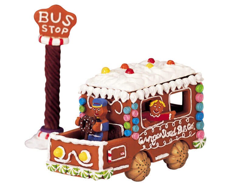 lemax-gingerbread-bus-miniatur-fahrzeug-sugar-n-spice image 1