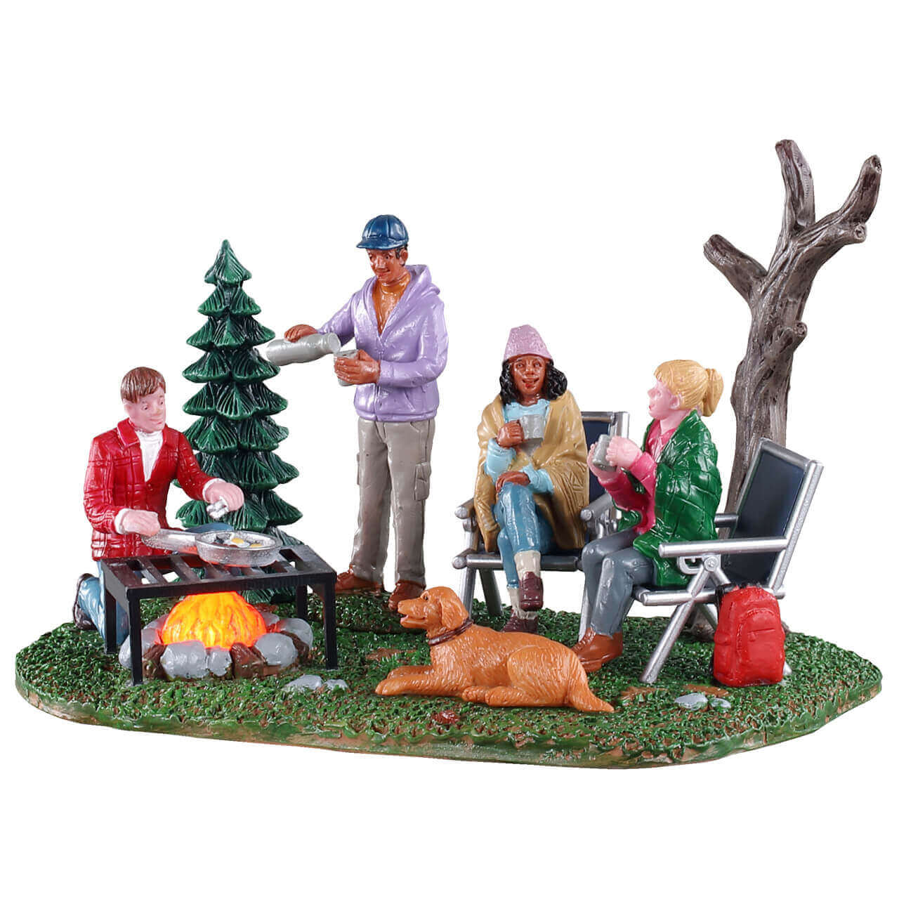 lemax-camping-couples-holidays-miniatur-figurengruppe image 1