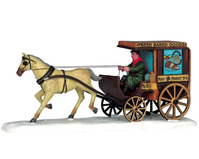 lemax-baker-s-wagon-miniatur-b-ckerwagen-zubeh-r image 1