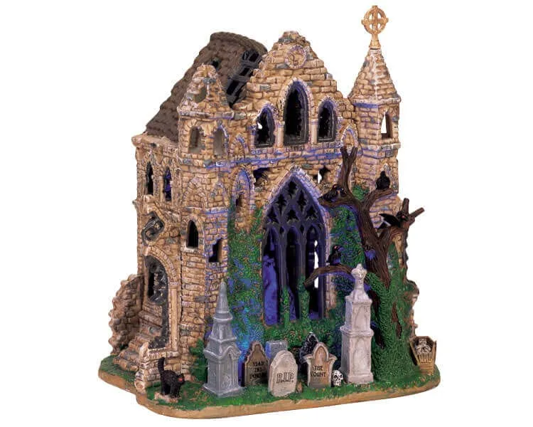 lemax-gothic-ruins-spooky-town-miniatur-ruine image 1