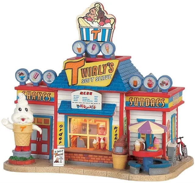 lemax-twirly-s-soft-serve-miniatur-eisladen-geb-ude image 1