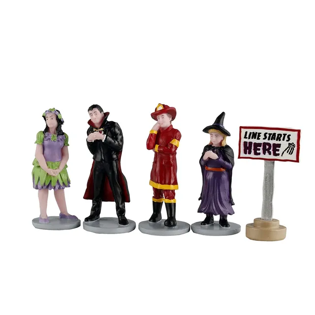 lemax-line-starts-here-halloween-figuren-set-4-teilig image 1