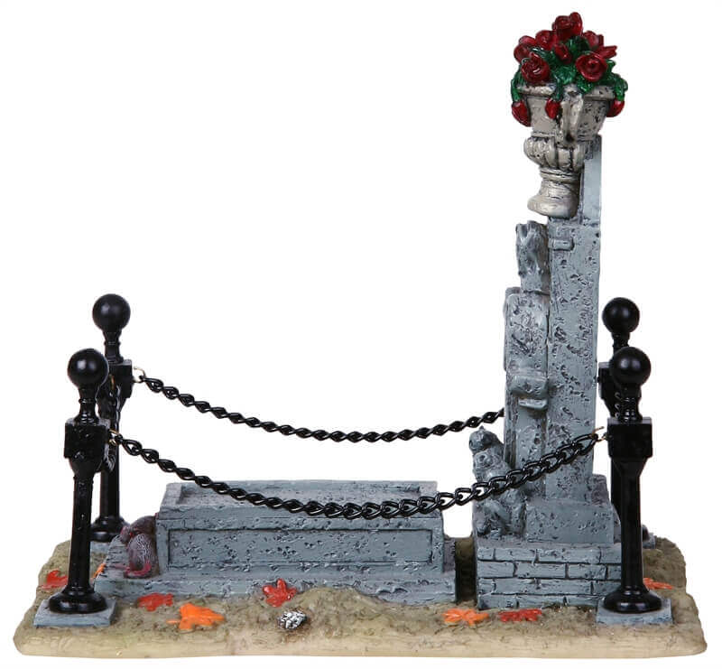 lemax-spooky-town-spooky-crypt-gruft-mit-beleuchtung image 3
