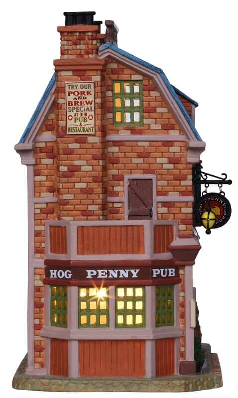 lemax-hog-penny-pub-beleuchtetes-miniaturhaus-weihnachtsdorf image 3