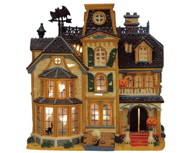 lemax-greaves-manor-spooky-town-gruselhaus image 1