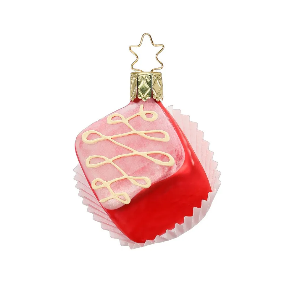inge-glas-manufaktur-erdbeer-petit-four-6-cm-christbaumschmuck-aus-glas-rosa image 1