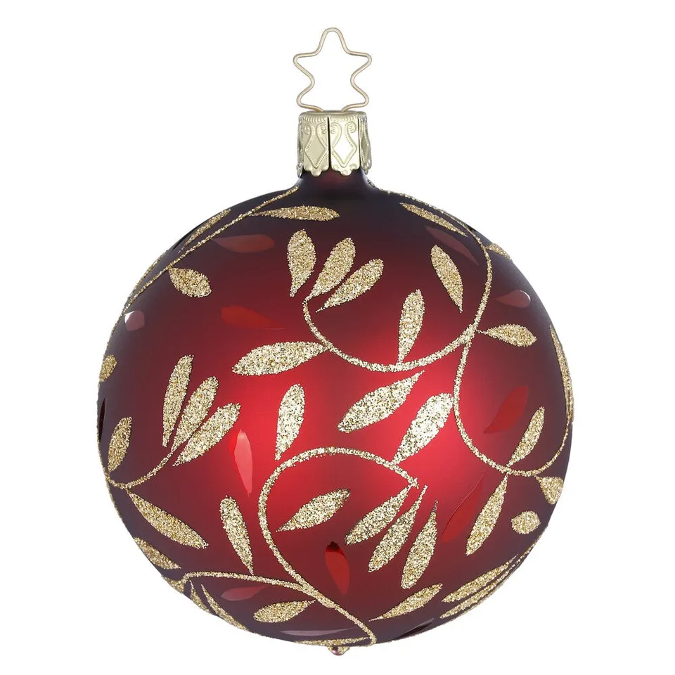 inge-glas-freudentanz-8-cm-christbaumkugel-burgundy image 1
