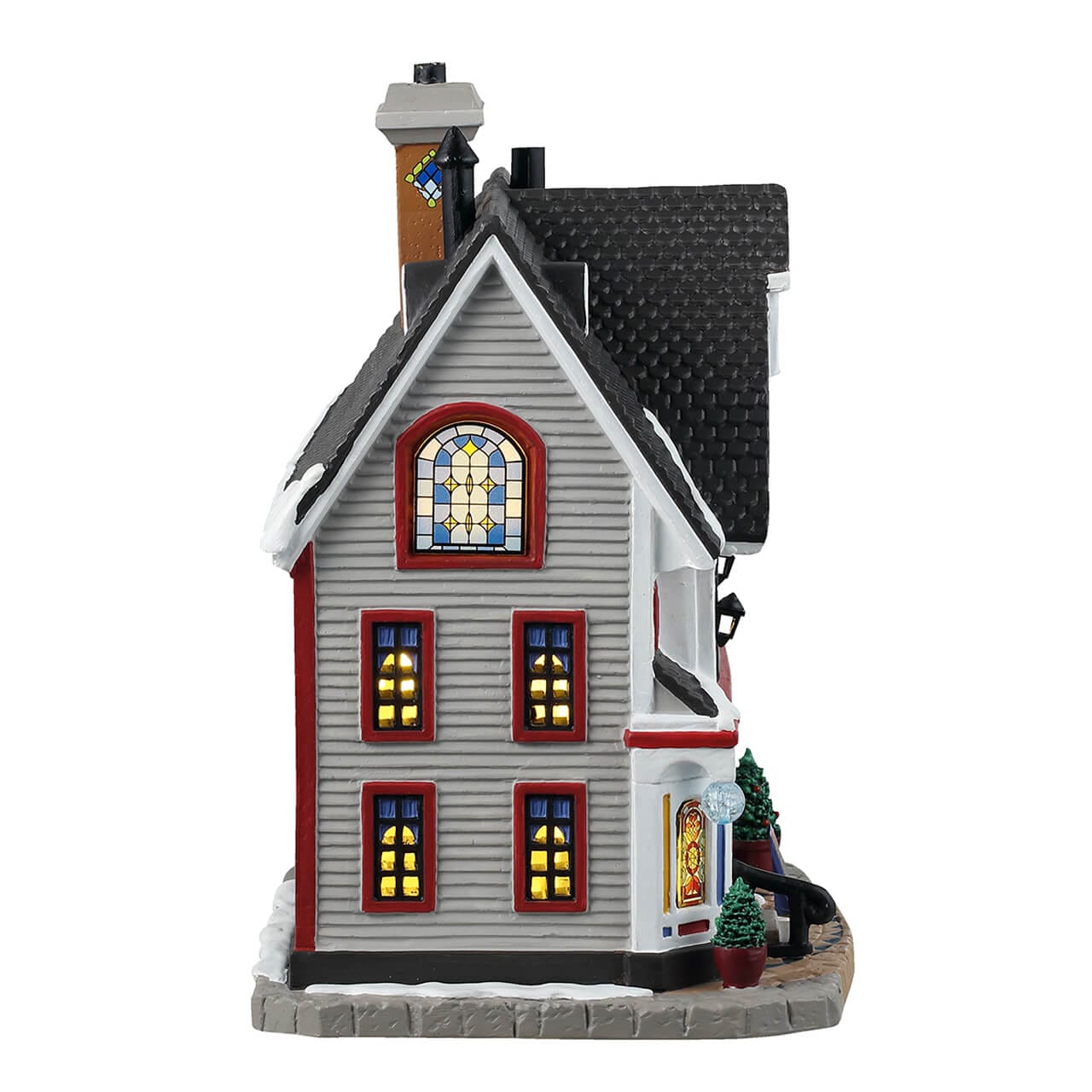 lemax-glassworks-miniaturhaus-caddington image 2