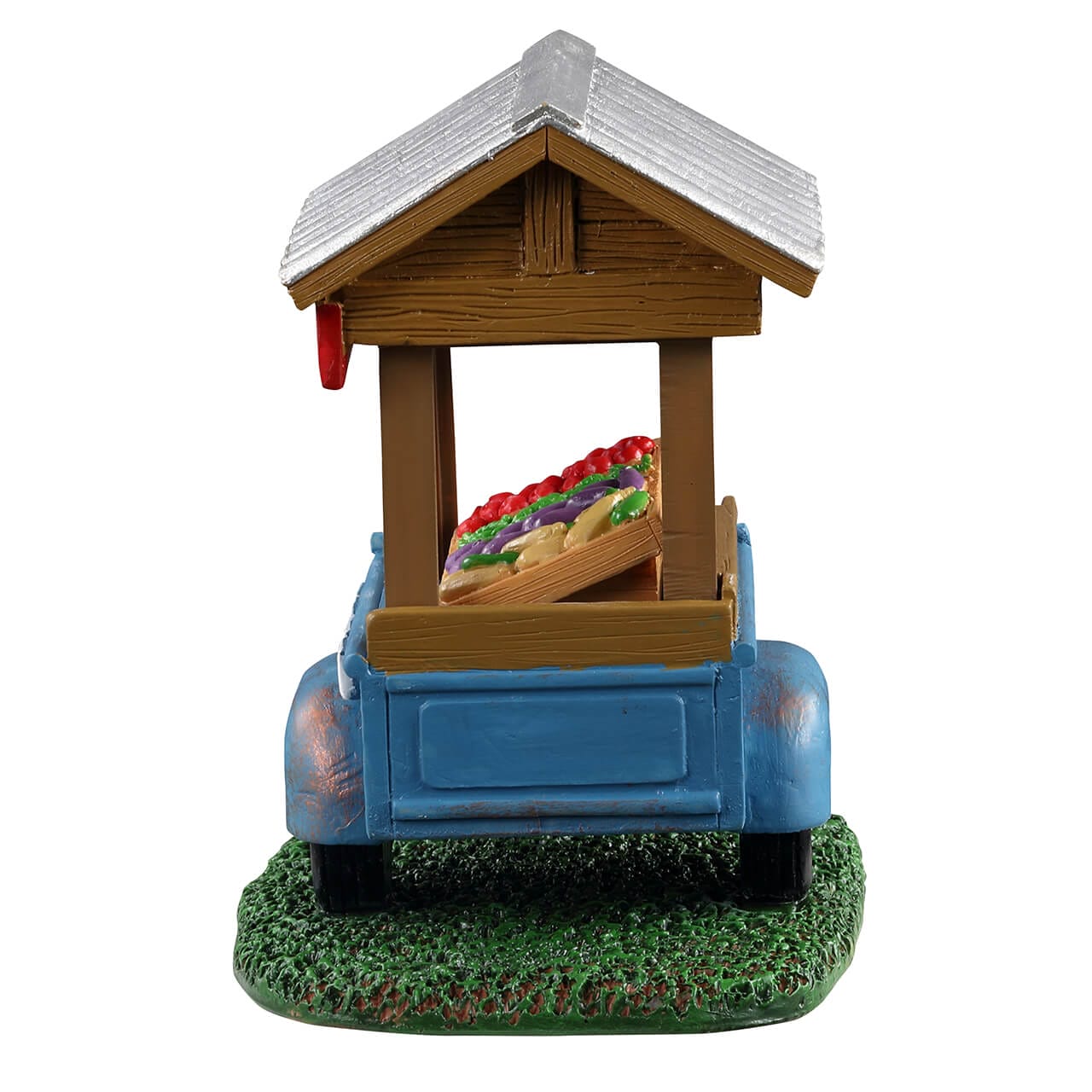 lemax-farm-fresh-vegetable-trailer-miniatur-harvest-crossing image 3