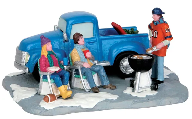lemax-tailgate-party-weihnachtsdorf-zubeh-rszene image 1