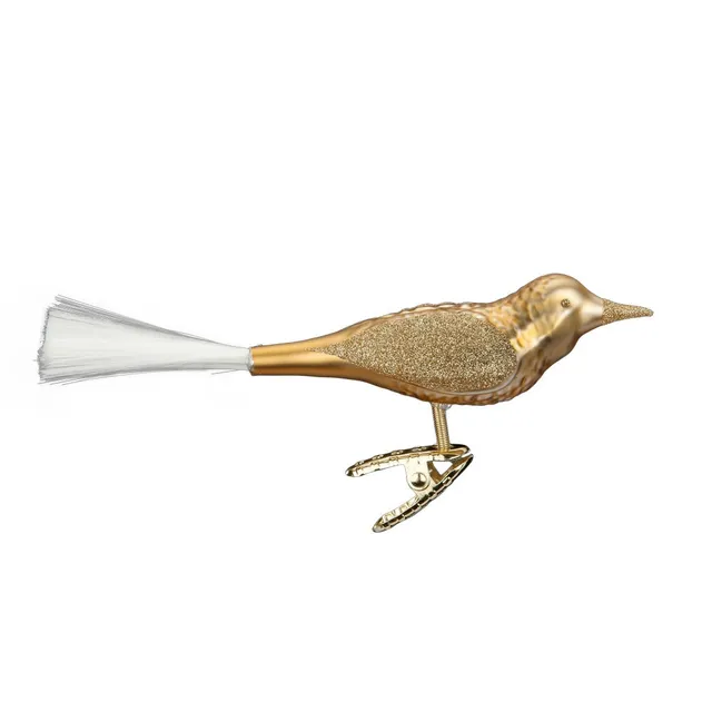 inge-glas-vogel-brokat-matt-christbaumkugel-gold-10-cm image 1