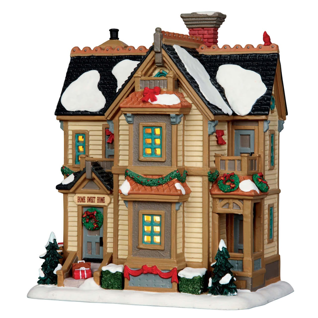 lemax-home-for-christmas-residence-beleuchtetes-weihnachtshaus image 1