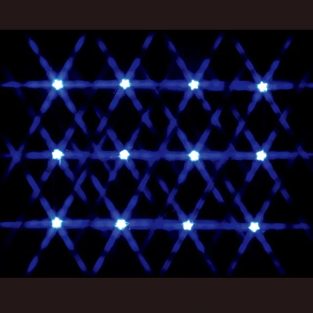 lemax-12-lighted-star-string-blue-lichterkette-157-cm image 1