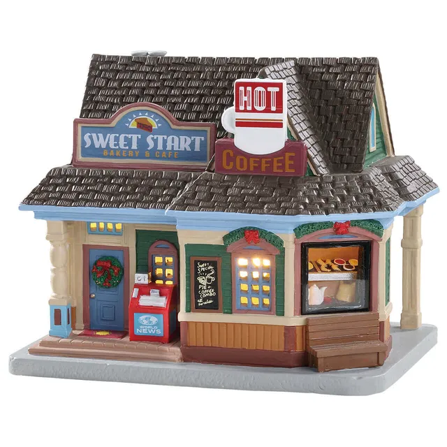 lemax-sweet-start-cafe-miniatur-caf-geb-ude-holidays-seasons image 1