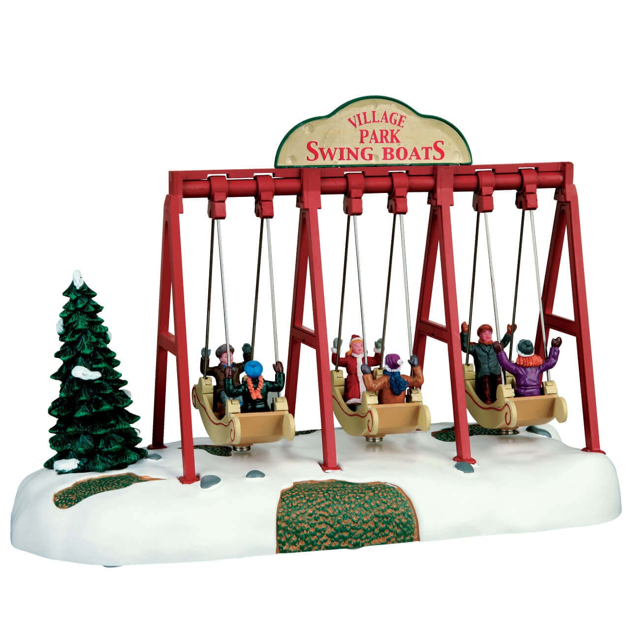 lemax-swing-boats-karussell-miniatur image 2